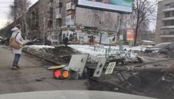 Лежачий светофор в Екатеринбурге