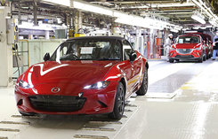 Новое поколение родстера Mazda MX-5 начали выпускать в Японии