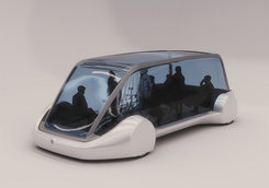 Представлен электрический беспилотный автобус для поездок под землей