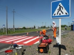Горячий пластик на дороги Екатеринбурга: удобство и практичность