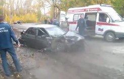 В Свердловской области грузовик смял «Ладу»